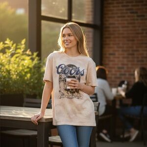 Coors Short Sleeve Tee - Cream